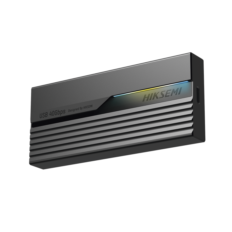 HS-HUB-MDS4 Carcasa para SSD M.2 (Enclosure) / Conector USB-C / Soporta SSD tamaños 2242, 2260 y 2280/ Transferencia de hasta 40 Gbps.