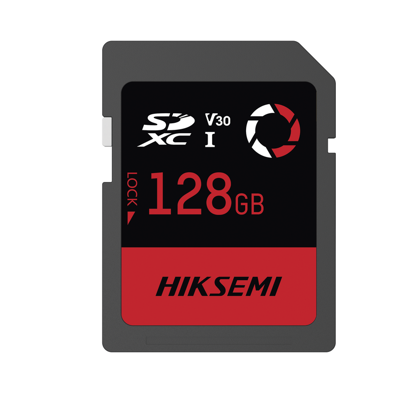 HS-SD-E30/128G Memoria SD / Clase 10 de 128 GB / Especializada Para Drones Comerciales, Cámaras de Fotografía y Video  / 180 MB/s Lectura / 150 MB/s Escritura