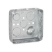 Caja Cuadrada 4 x 4"/ Profundidad 1- 1/2"/ Cuenta con 11 Entradas de 1/2" y 6 de 3/4".. - Toer