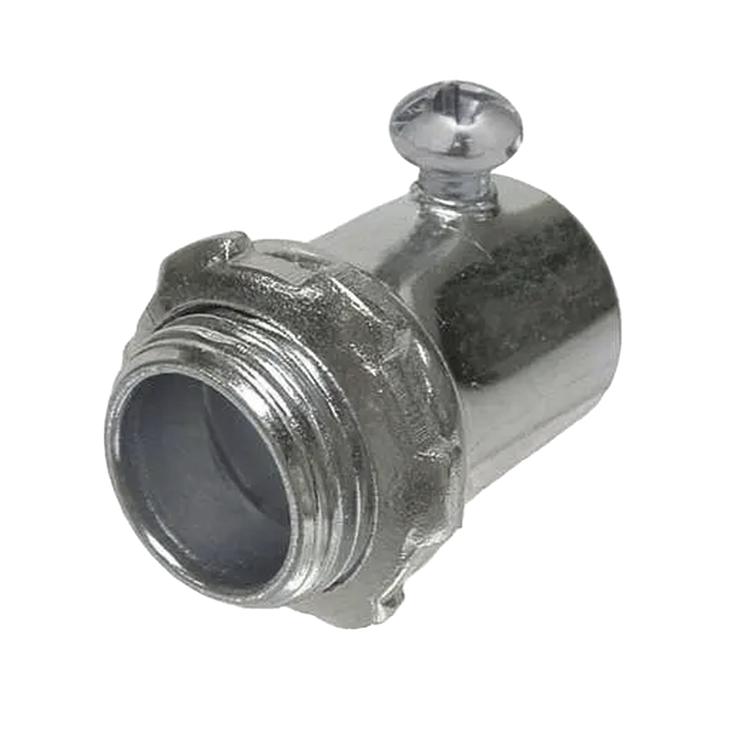 Conector de 3/4 (19 mm) para Pared Delgada con Tornillo.