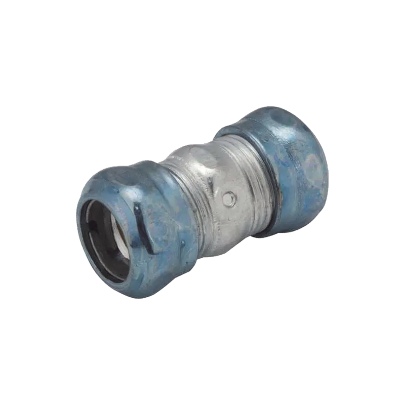 HUB-2923RT Cople Compresión Hermético de Acero Galvanizado para Pared Delgada de 3/4 .