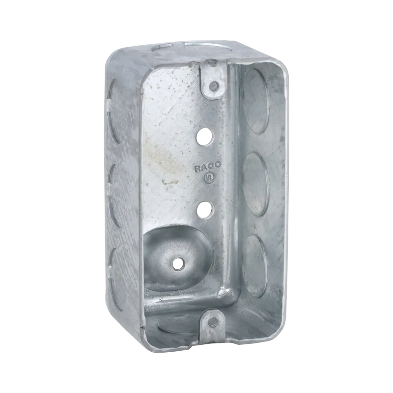 Caja (Chalupa) 4x2/ Profundidad  1-7/8 / 7 Entradas de 1/2 y 1 de 3/4.