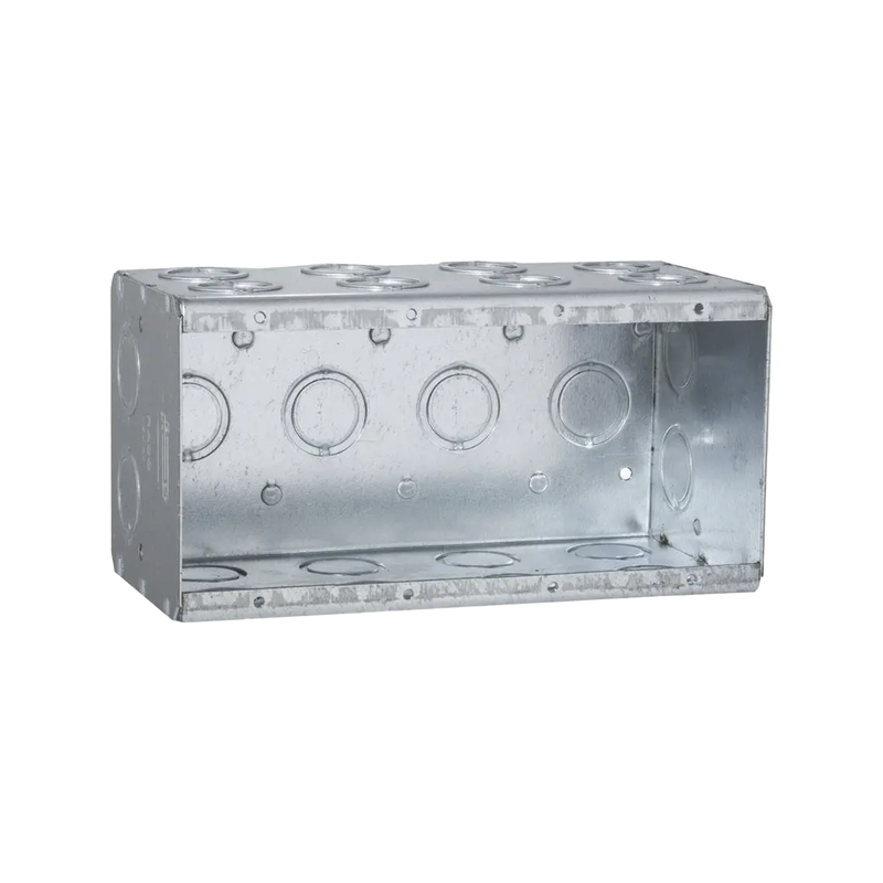 Caja Multigang de 4 Gangs/ Profundidad de 3-1/2/ 24 Entradas de 1/2 - 3/4.