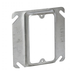 Sobretapa Cuadrada Galvanizada  de 4", realce de 1/2". - Toer