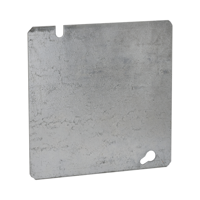 Tapa Cuadrada Ciega de  Acero Galvanizado de 4 11/16.