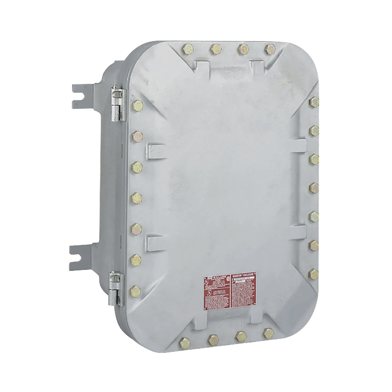 HUB-EXB-12126-N34 Gabinete Antiexplosivo e Ignífugo de Aluminio Fundido EXB de 12 x 12 x 6 in Clase I, II, III, BCDEFG.