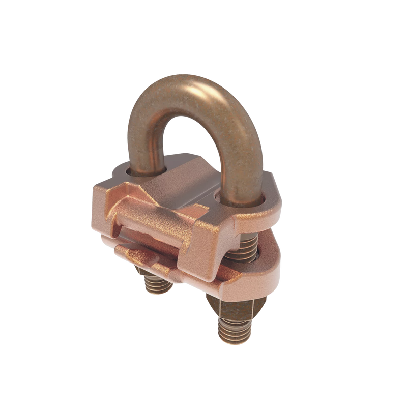 Conector Mecánico para Cable Calibre 2/0 AWG a 250 KCMIL / Paralelo o 90° a Tubo de 3/8 o Varilla de 5/8 - 3/4.