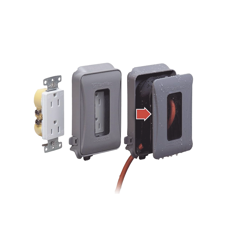 HUB-ML500G Cubierta Impermeable/ 1 Unidad/ Horizontal-Vertical/ Servicio Pesado/ Expandible/ Color Gris.