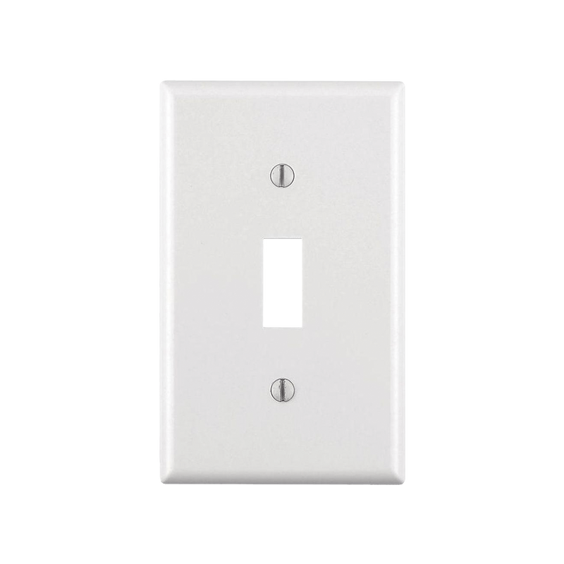 Placa para Interruptor de Palanca / Color Blanco.