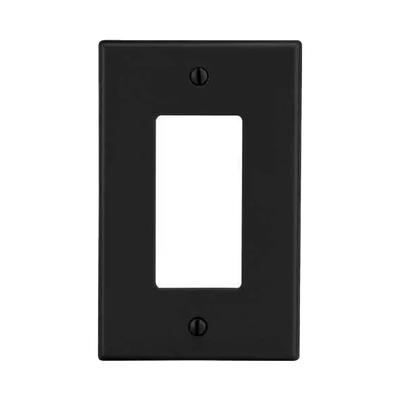 Tapa para Contacto Dúplex Color Negro.