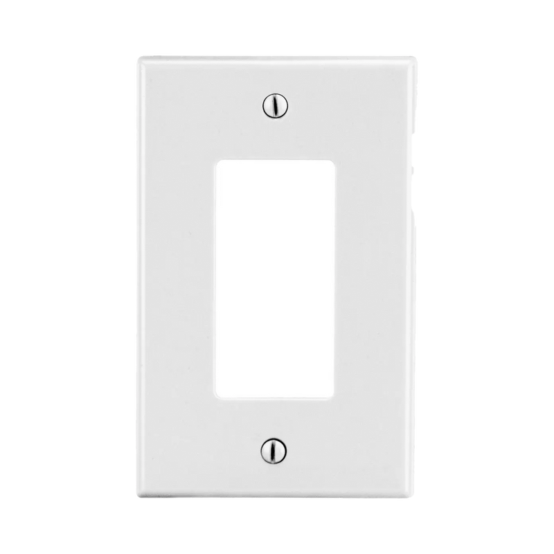 Tapa para Contacto Rectangular Color Blanco.