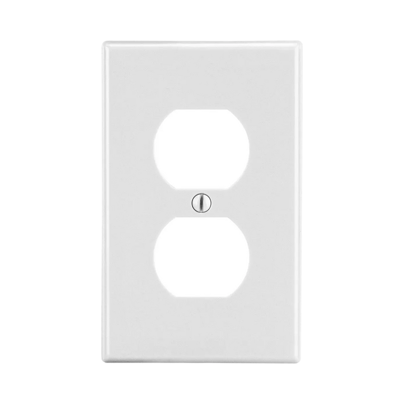 Tapa para Contacto Dúplex Color Blanco.