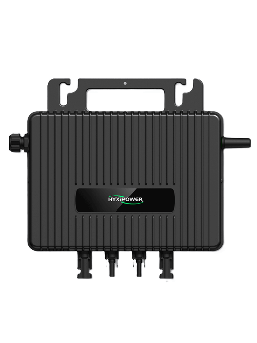 HYXIPOWER HYXM1000S - Microinversor Residencial / Potencia Salida 1000W / Comunicación SUB-1G / Conexión Hasta 2 Módulos /Protección IP67 / Diseño Tipo Gancho / Plug & Play