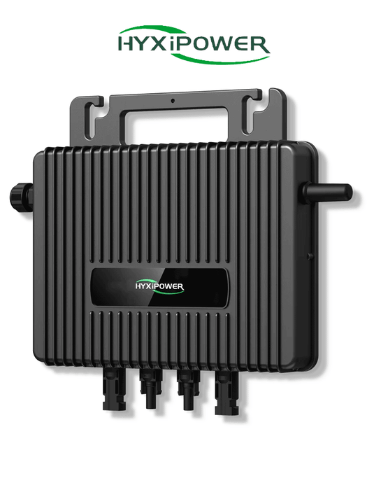 HYXIPOWER HYXM1000S - Microinversor Residencial / Potencia Salida 1000W / Comunicación SUB-1G / Conexión Hasta 2 Módulos /Protección IP67 / Diseño Tipo Gancho / Plug & Play