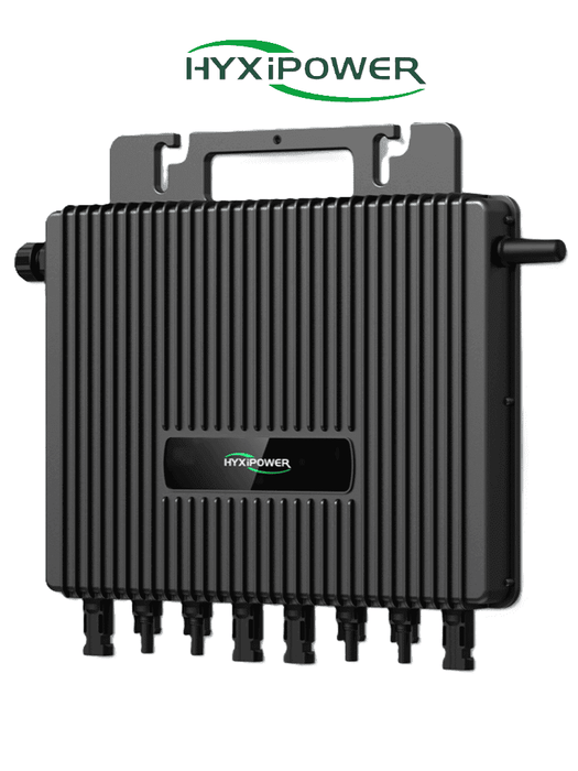 HYXIPOWER HYXM2000S - Microinversor Residencial / Potencia Salida 2000W / Comunicación SUB-1G / Conexión Hasta 4 Módulos /Protección IP67 / Diseño Tipo Gancho / Plug & Play