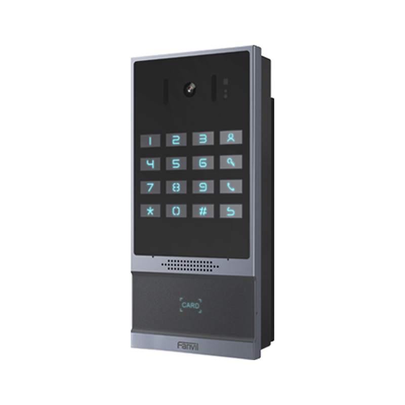 I64 Videoportero SIP para Control de Acceso, Teclado numérico iluminado, 2 relevadores, anti-vandálico, IP66 y IK07, PoE