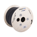 Carrete de 1 km de Fibra Óptica Drop, Interior/Exterior G.657A2 Monomodo de 2 hilos (bifibra), Diseñada para Fusionarse, Dieléctrica, Forro Negro , (No Soporta Conectores Mecánicos) - Toer