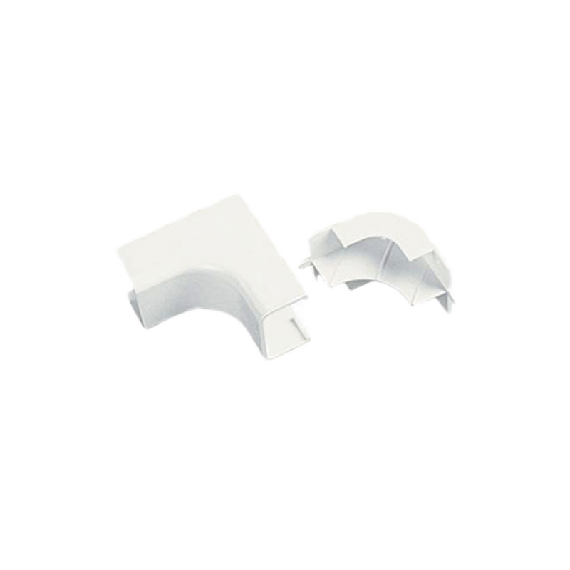 Esquinero Interior, para uso con Canaleta LDPH10 y LD2P10, material ABS, Color Blanco