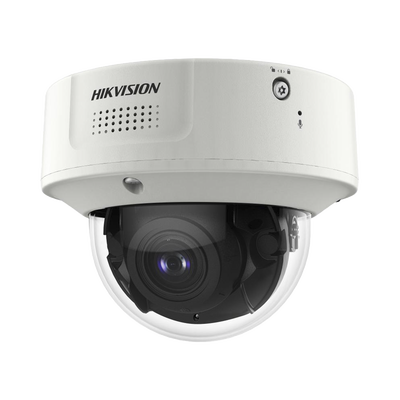 Domo IP 4 Megapixel / Lente Mot. 2.8 a 12 mm / 40 mts IR EXIR / 2 Analiticos Simultaneos / SSD Integrado 1 TB / DeepinView / 2 Micrófonos Integrados / IP67 / IK10 / H.265+ / WDR 150 dB / Captura Facial / Búsqueda por Atributos