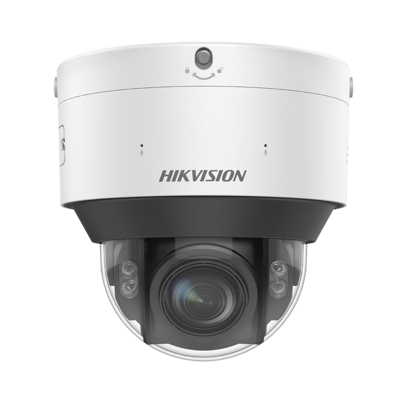 IDS-2CD7547G0-XZHS Domo IP 4 Megapixel / Lente Mot. 2.8 - 12 mm / Luz Dual (IR y Luz Blanca) / Reconocimiento Facial / Heat Map / ACUSENSE / Metadata / Micrófono Integrado / IK10 / IP67 / WDR 140 dB / DeepinView
