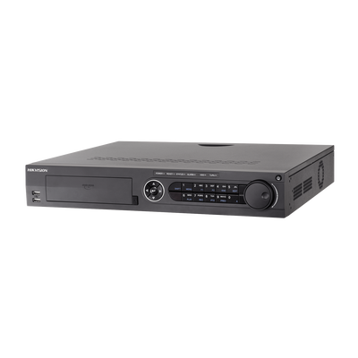 DVR 4K/8MP 16 Canales TurboHD  + 18 Canales IP / 4 Bahías de Disco Duro / Audio por Coaxitron / AcuSense / 16 Entradas de Alarma / 2 Salida de Video Independiente - Toer