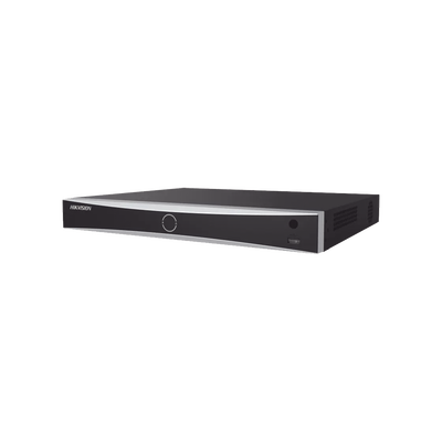 NVR 32 Megapixel (8K) / Reconocimiento Facial (Base de Datos) / 16 Canales IP / 2 Bahías de Disco Duro / 16 Puertos PoE+ / HDMI en 8K / ACUSENSE / Soporta POS / Deepin Mind / - Toer
