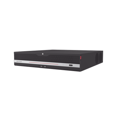 NVR 32 Megapixel (8K) / 32 Canales IP / 8 Bahías de Disco Duro / 2 Tarjetas de Red / Soporta RAID / HDMI en 4K / Soporta POS / Reconocimiento Facial / Bases de Datos / Hasta 100,000 Fotografías / AcuSearch