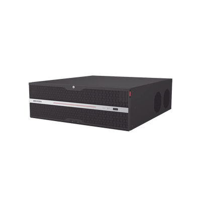 NVR 32 Megapixel (8K) / 64 Canales IP / 16 Bahías de Disco Duro / 2 Tarjetas de Red / Soporta RAID / HDMI en 4K / Soporta POS / Reconocimiento Facial / Bases de Datos / Hasta 100,000 Fotografías / AcuSearch