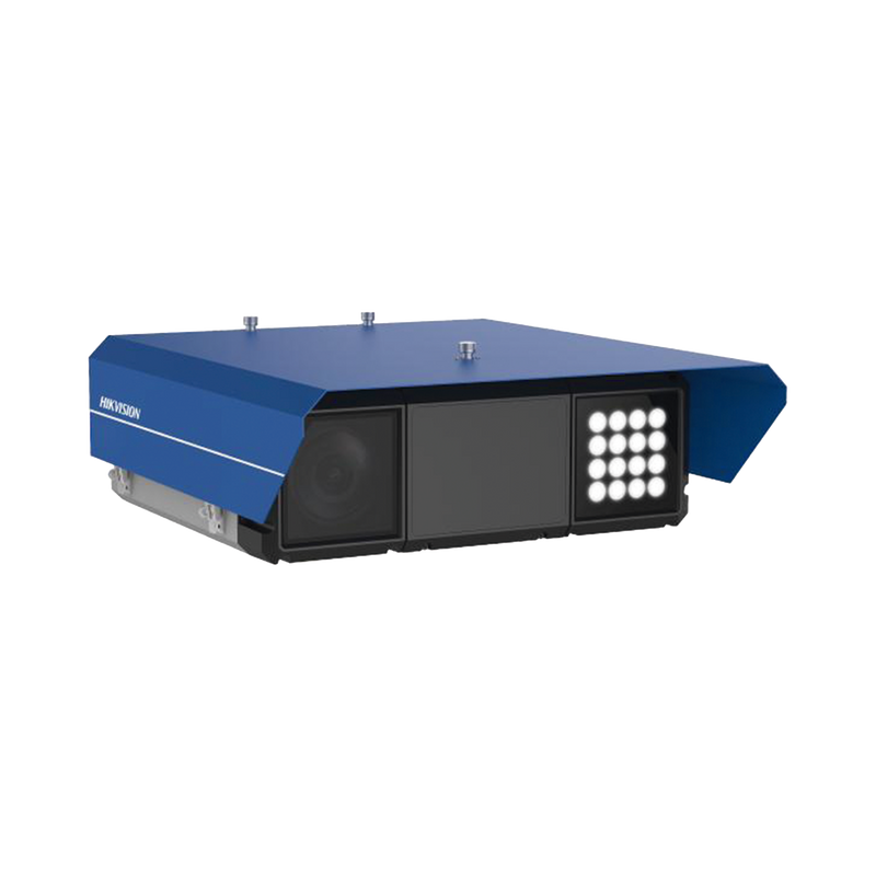 IDS-TCV907-HER/150M/1140(AF) Cámara de Tráfico ANPR de 9 MP / 4096 × 2160 / Integración de Radar y Luz Suplementaria / Análisis de Violaciones de Tráfico / Montaje Lateral / Protección IP66 IK10