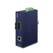 Convertidor de Medios Industrial, Multimodo, Puertos 10/100 Base-TX a 100 Base-FX, Interfaz SC, Hasta 2 km, Carcasa IP30, Soporta Temperatura de -40 a 75°C. - Toer