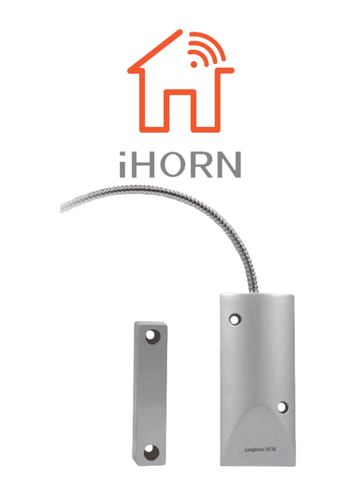 IHORN HO03I - Sensor Magnético de Cortina Metálico /NC  compatible con paneles IHORN / RISCO / DSC / BOSCH .
