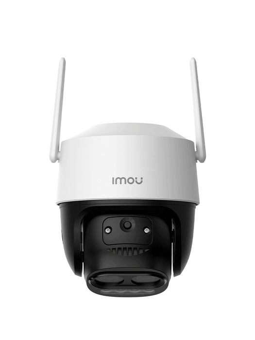 IMOU Cruiser Z (IPC-S7DN-5M0WEZ-imou)- Cámara IP PT Dual Wifi Full Color de 5MP/ Lente Fijo de 5 Megapíxeles/ IMOU Sense/ 56 Metros de Iluminación Nocturna/ Micrófono y Altavoz Integrados/ Audio Bidireccional / 12X Zoom / IP66