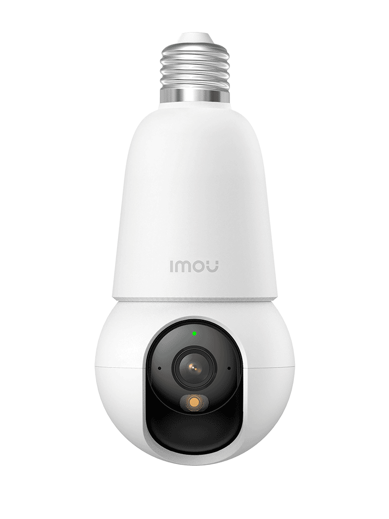 IMOU BulbCam 3MP (IPC-K6C-3H1WEB-E27-imou)- Cámara de 3MP/ Disuasión activa/ Modo privacidad/ Detección de humanos & Vehículos/ Audio bidireccional/ Full Color/ Smart tracking (No incluye Foco)