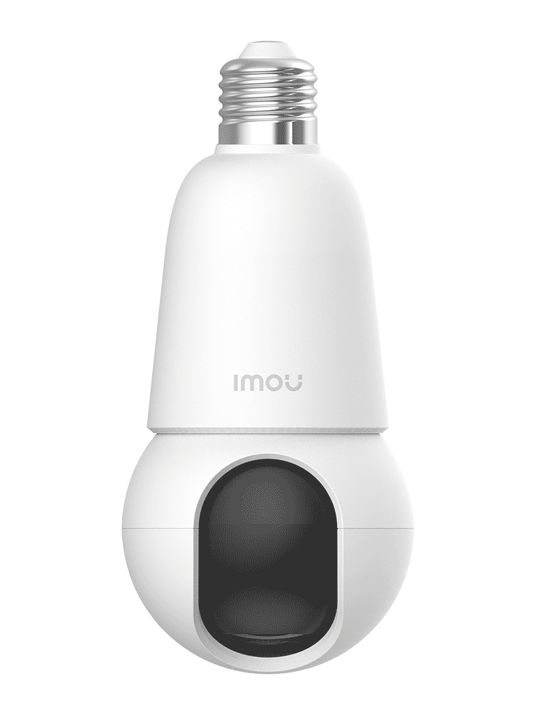 IMOU BulbCam 3MP (IPC-K6C-3H1WEB-E27-imou)- Cámara de 3MP/ Disuasión activa/ Modo privacidad/ Detección de humanos & Vehículos/ Audio bidireccional/ Full Color/ Smart tracking (No incluye Foco)