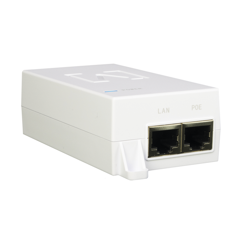 INJECTOR-POE+ Inyector POE 802.3 af/at (48V 0.6A) /  Para Puntos de Acceso Alta Labs ( O Cualquier Equipo con PoE+) / 2 Puertos 10/100/1000 Mbps / Incluye cable AC