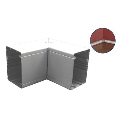 INKA-151-EI Esquinero interior de Aluminio,  para canaleta INKA151 (8420-81001)