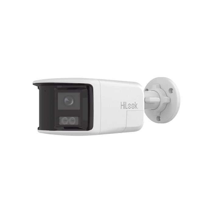 [Dual Light] Bala IP 6 Megapixel / Imagen Panorámica 180°/ PoE / Micrófono y Bocina Integrado / Exterior IP67 / Audio Bidireccional / Alarma Visual y Auditiva Integrada / Smart Supplement Light / Micro SD 512 GB