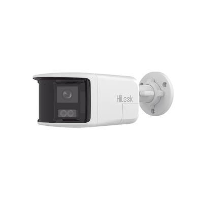 [Dual Light] Bala IP 8 Megapixel / Imagen Panorámica 180°/ PoE / Micrófono y Bocina Integrado / Exterior IP67 / Audio Bidireccional / Alarma Visual y Auditiva Integrada / Smart Supplement Light / Micro SD 512 GB - Toer