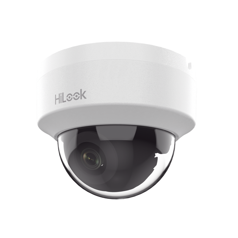 IPC-D141H-C HiLook Series / Domo IP 4 Megapixel  / Lente 2.8 mm (Gran Angular) / 20 mts IR / Interior / PoE / dWDR / H.265+ / ONVIF
