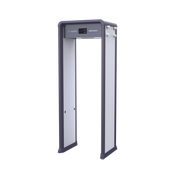 Arco Detector de Metales de 33 Zonas con Pantalla LCD de 7" / Conteo de personas y Alarmas / Ajuste de Sensibilidad e Interferencias - Toer