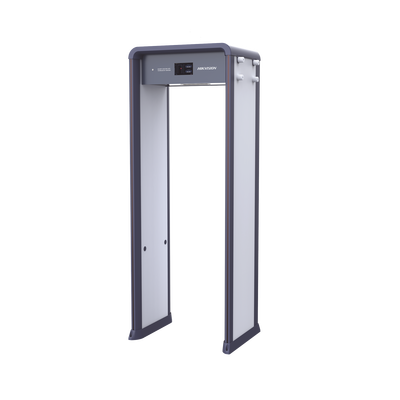 Arco Detector de Metales de 33 Zonas con Pantalla LCD de 7" / Conteo de personas y Alarmas / Ajuste de Sensibilidad e Interferencias - Toer