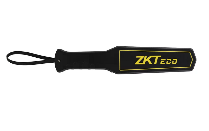 ZKTECO D180 - Detector de metales portátil con alta sensibilidad, indicador visual y alarmas sonora y de vibración. Su batería recargable de 9VDC proporciona hasta 40 horas de uso continuo, ideal para aplicaciones de seguridad eficientes y prolongadas.
