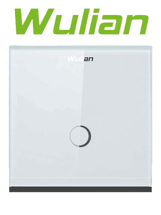 WULIAN SWITCHT1L - Apagador Inteligente / Touch, Conexión L / 1 Botón / 10 Amp /  Zigbee / Carga mínima 15 watts