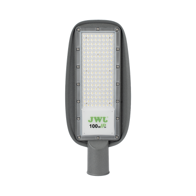 Luminaria LED  de 100 W / 100 - 265 V CA~50/60 Hz / Fotocelda  / Color Blanco/ Dimensiones 200 x 465 x 78 mm / Ángulo de Luz 135°.