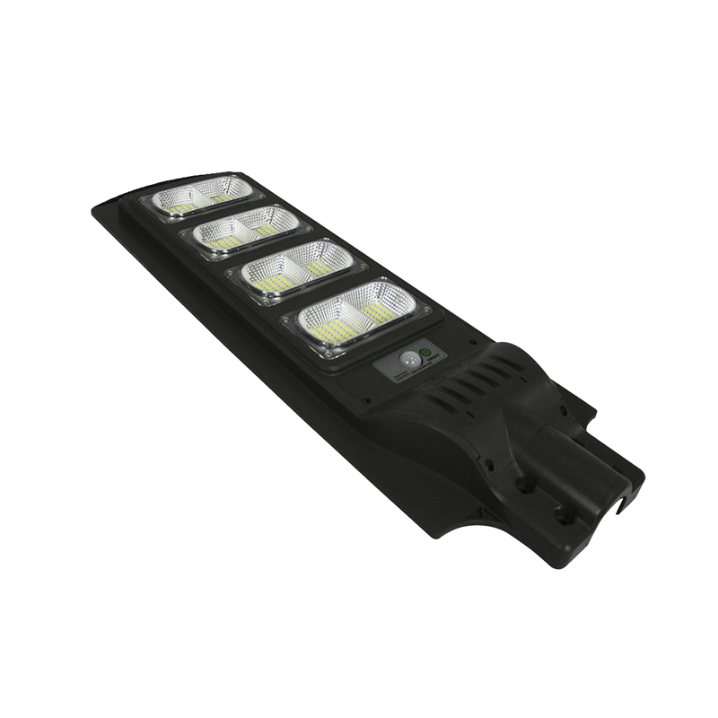 JALP-SOL-01-160 Luminaria con Panel Solar y Sensor de Movimiento de 160 W/ Luz fría 6 500 K/ Dimensiones 720 x 240 mm / Ángulo de Luz 120°.