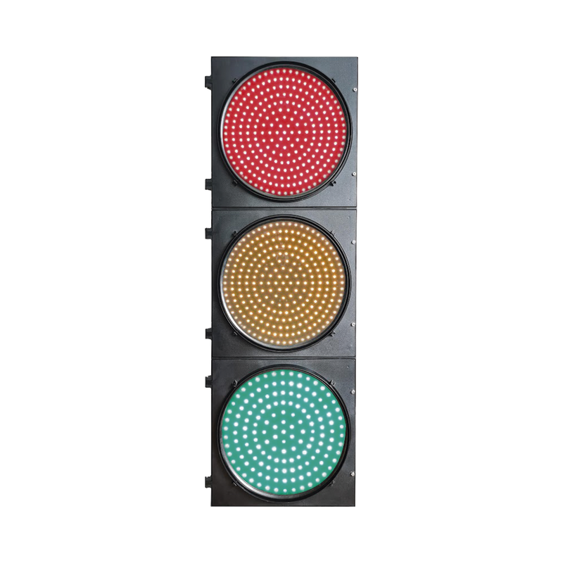 JD400-3-301SS-1 Semáforo LED / Diámetro 400 mm / Rojo, Amarillo y Verde / Alta Intensidad