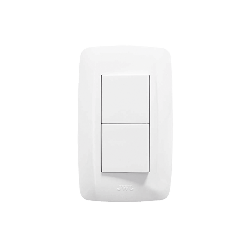 JTL-B72-06 Apagador Escalera Doble de 127 v~60 Hz 10 A / Color Blanco.