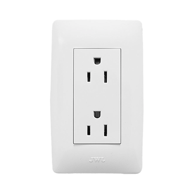 Contacto Dúplex de 127 V~60 Hz 15 A / Color Blanco. - Toer