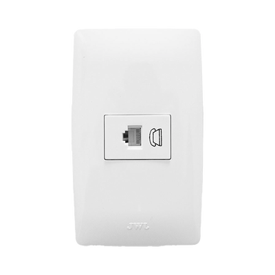 Toma Telefónica / Color Blanco.