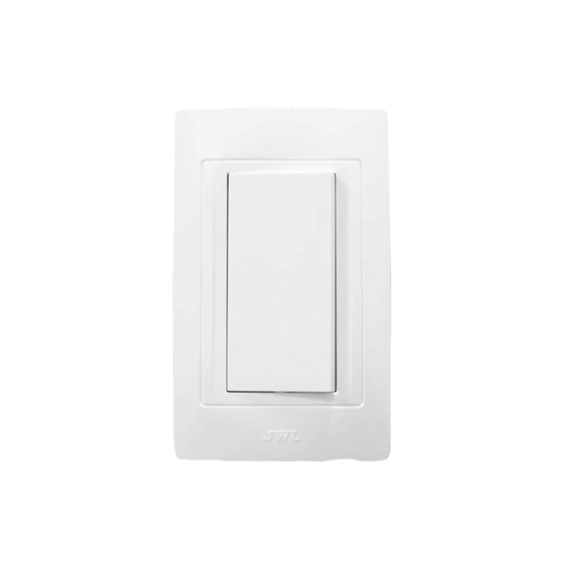 JTL-C7302 Apagador Escalera Sencillo de 10 A/ 127 V CA ~ 60 Hz / Color Blanco.